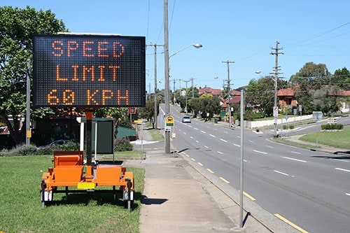 Electronic Traffic Sign