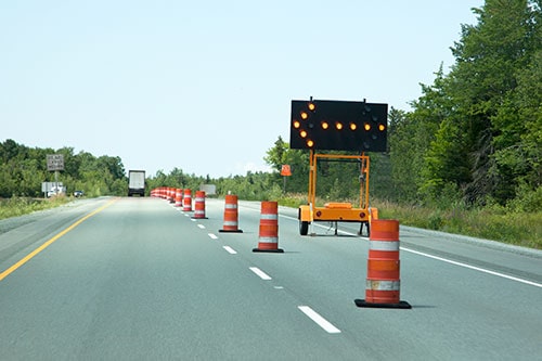 Road Construction Arrow Panel Board