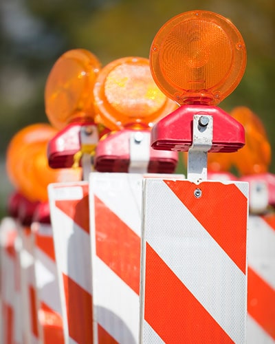 Road Construction Safety Barricades